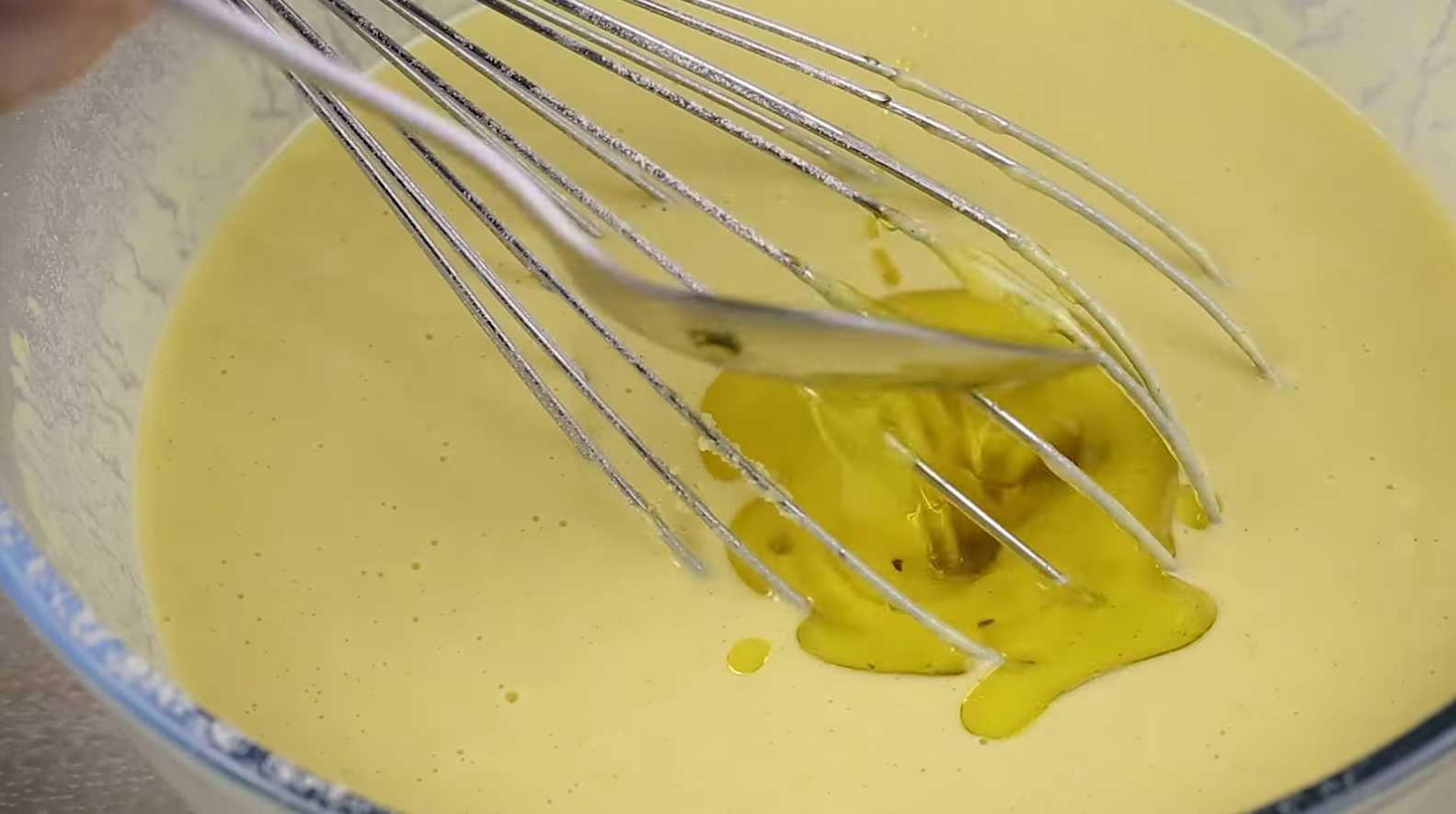 Кукурузные блины на молоке-Шаг 6