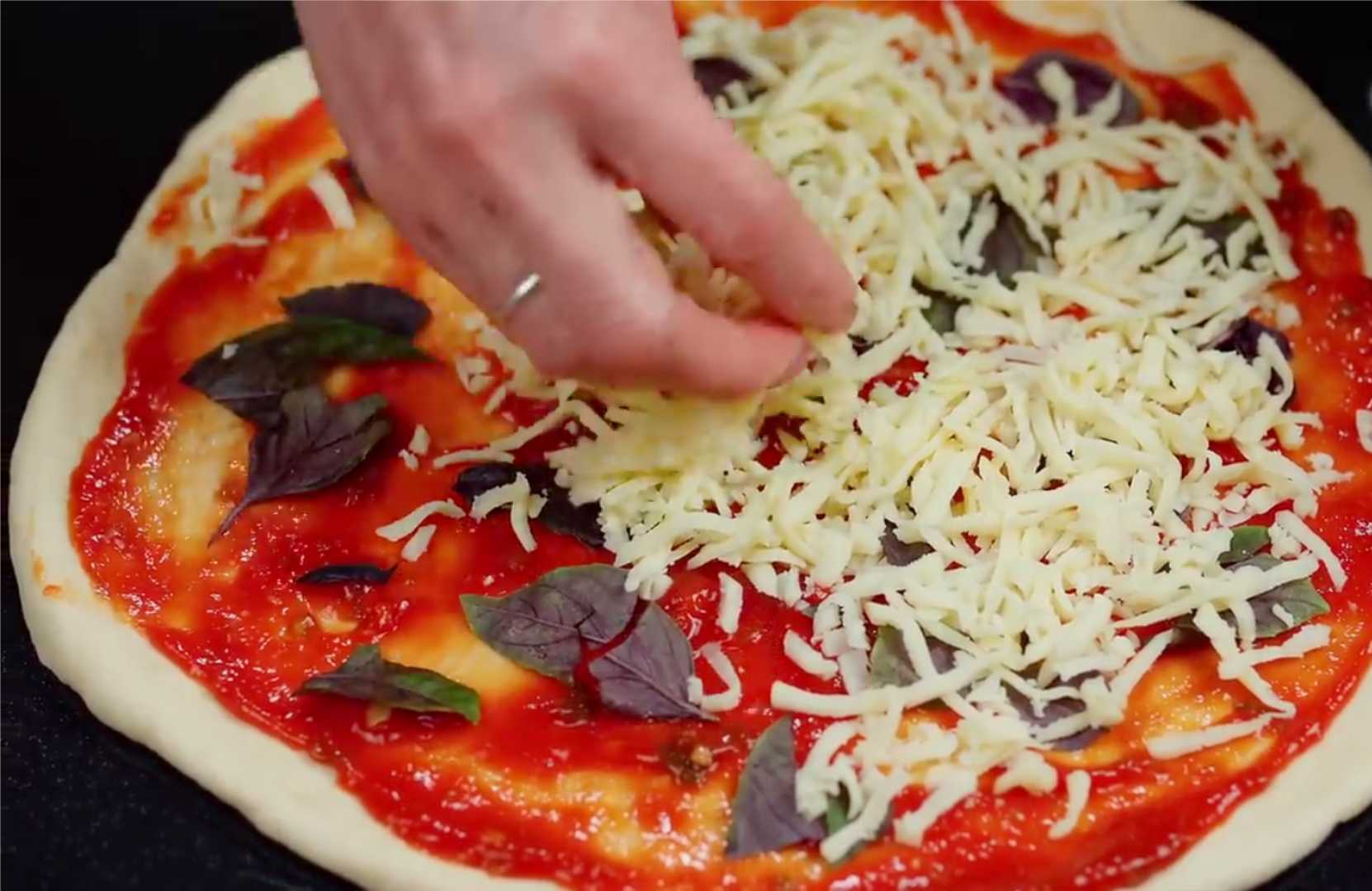 Пицца с фаршем в духовке-Шаг 14