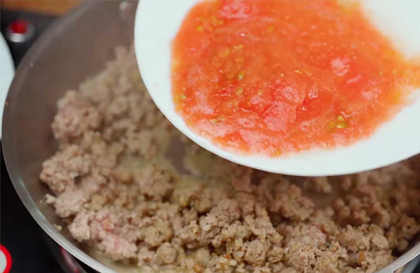 Пицца с фаршем в духовке-Шаг 7