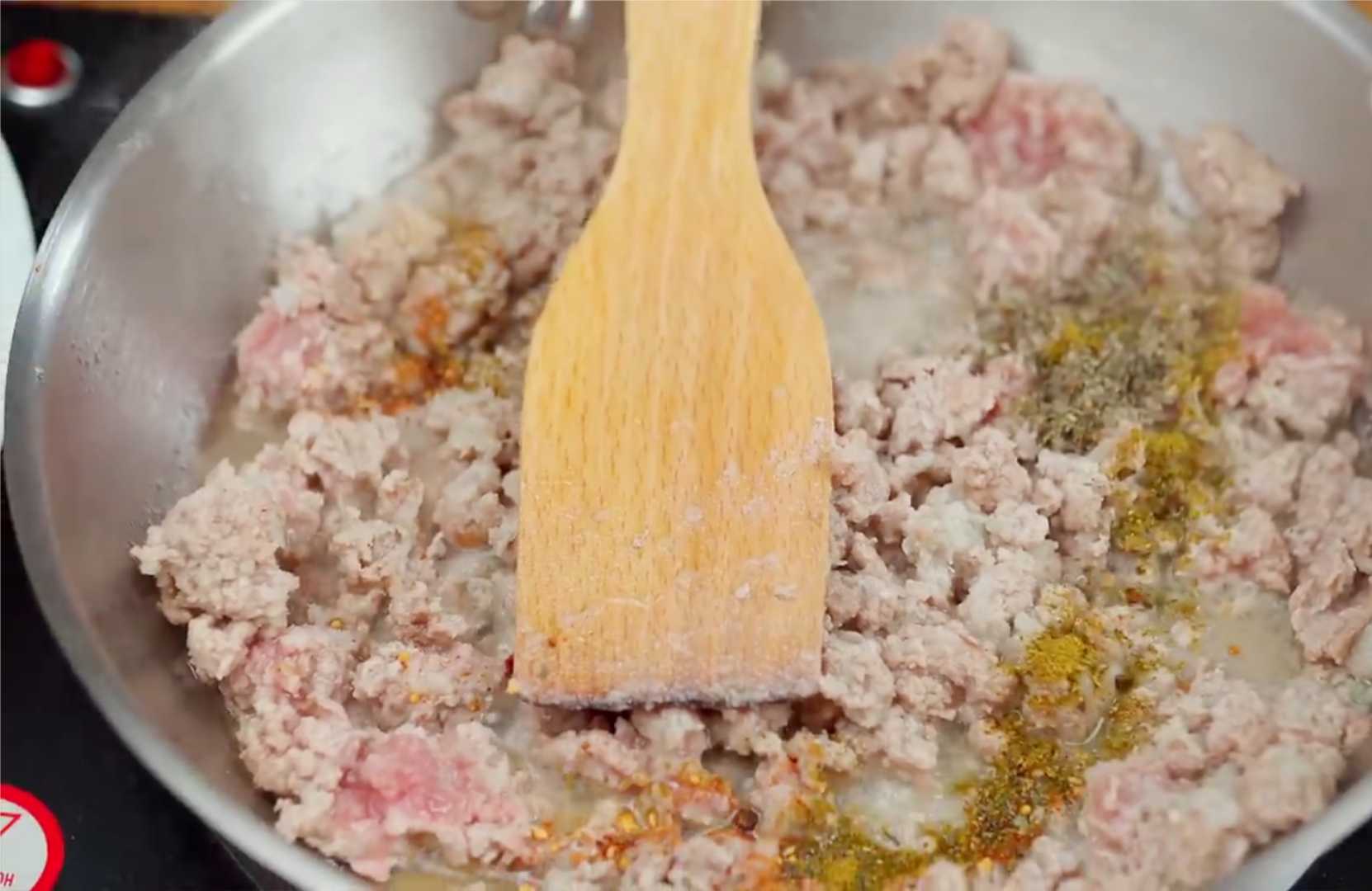 Пицца с фаршем в духовке-Шаг 6