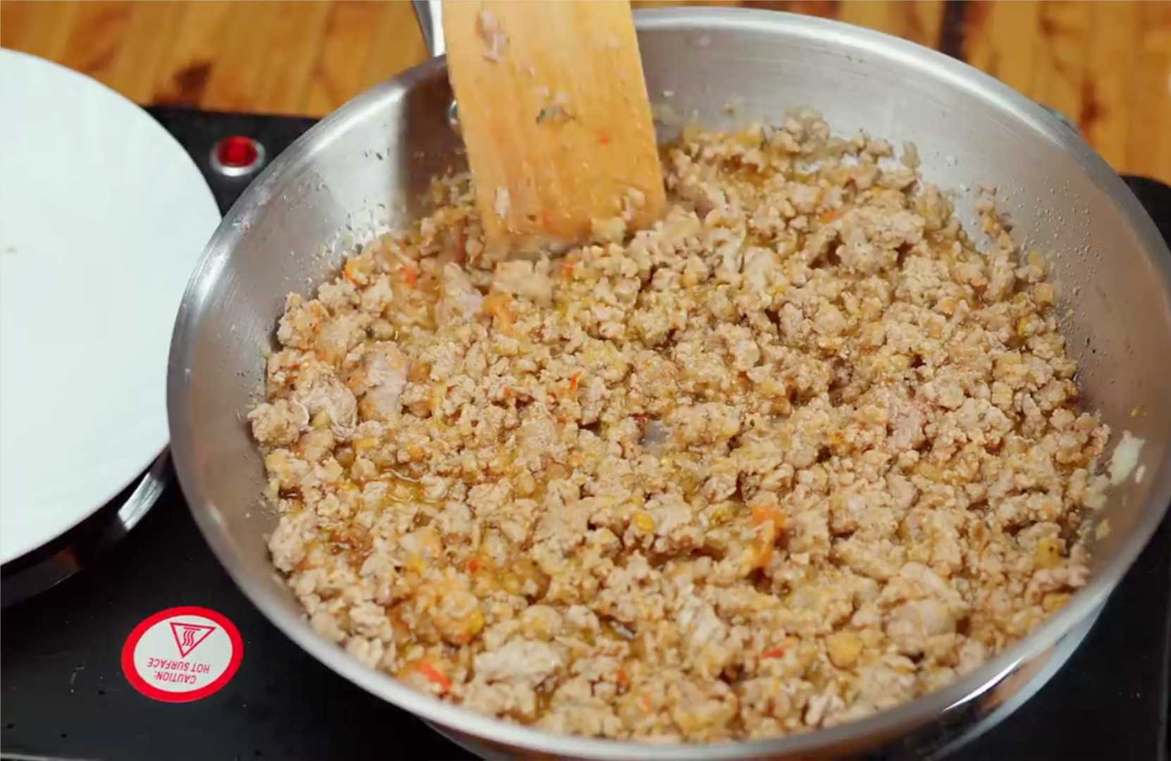 Пицца с фаршем в духовке-Шаг 8