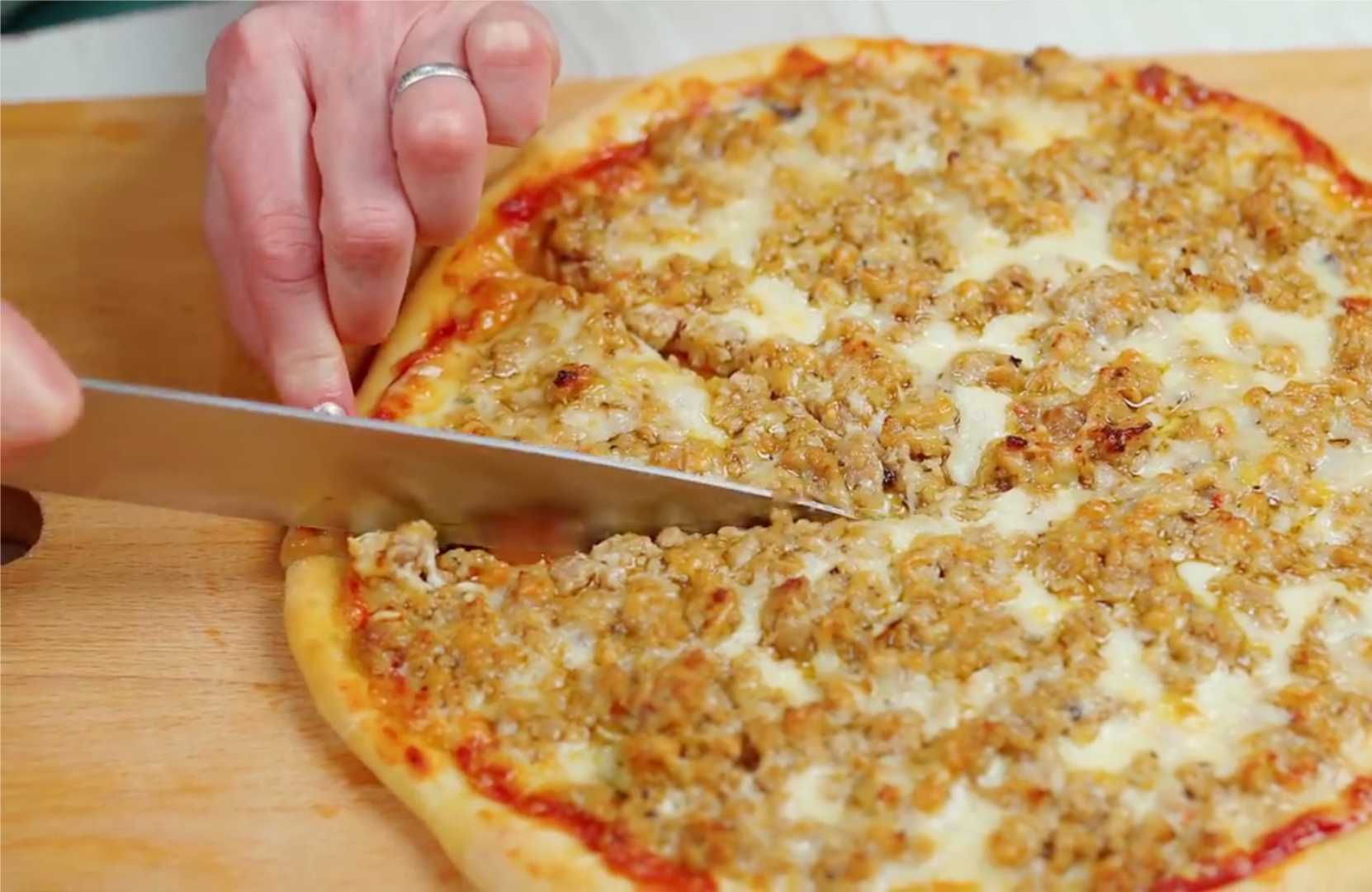 Пицца с фаршем в духовке-Шаг 19