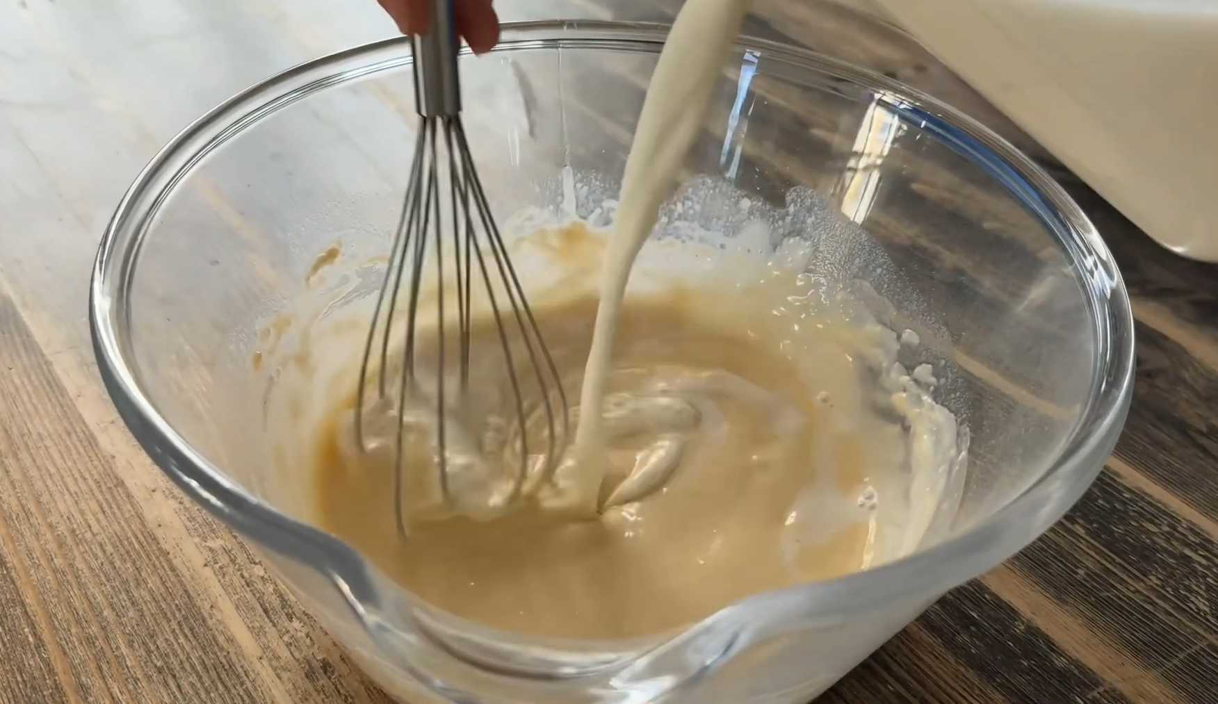 Блины на безлактозном молоке-Шаг 3