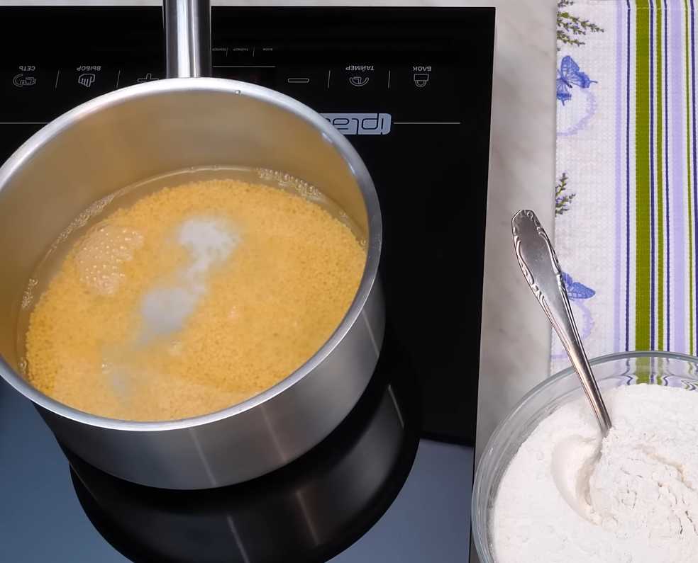 Блины на пшенной крупе-Шаг 4