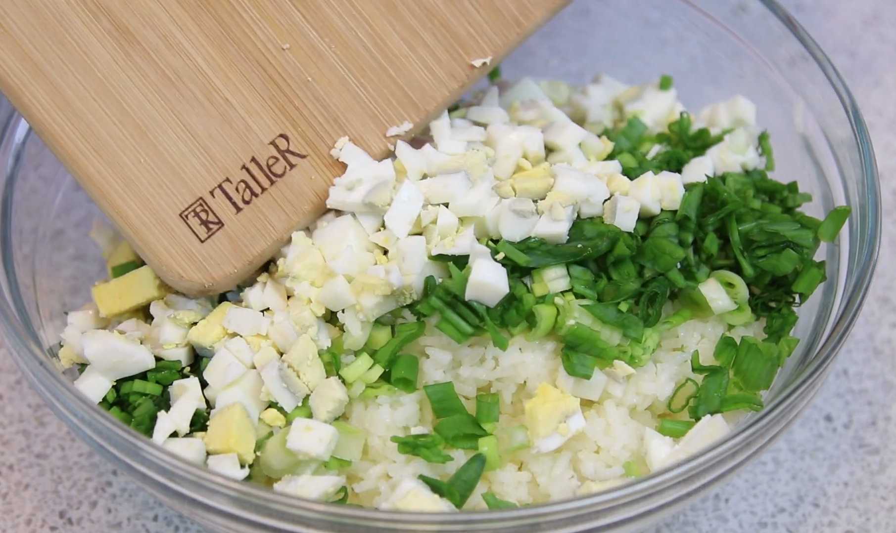 Блины с рисом и яйцом-Шаг 7