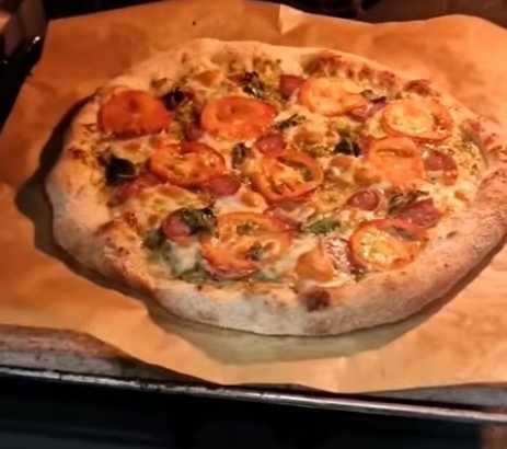 Пицца на живых дрожжах-Шаг 6