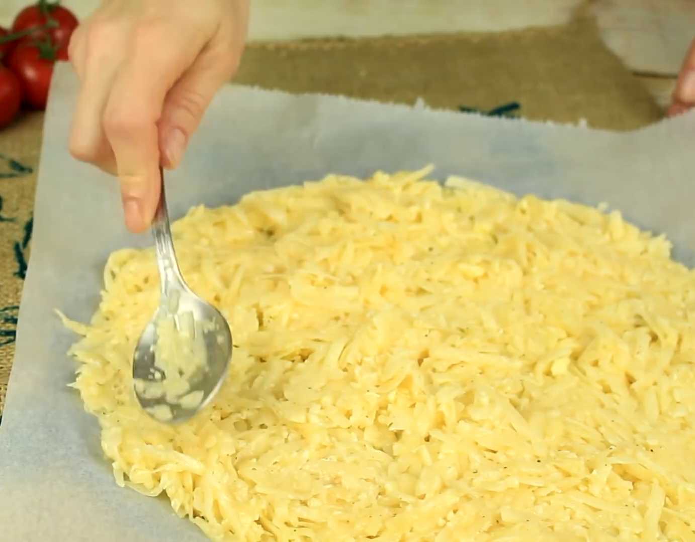 Картофельная пицца в духовке-Шаг 4