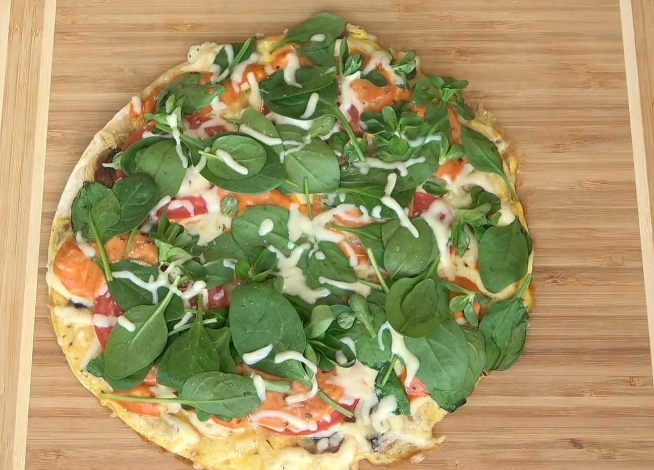 Пицца на лепешке тортилья на сковороде-Шаг 8