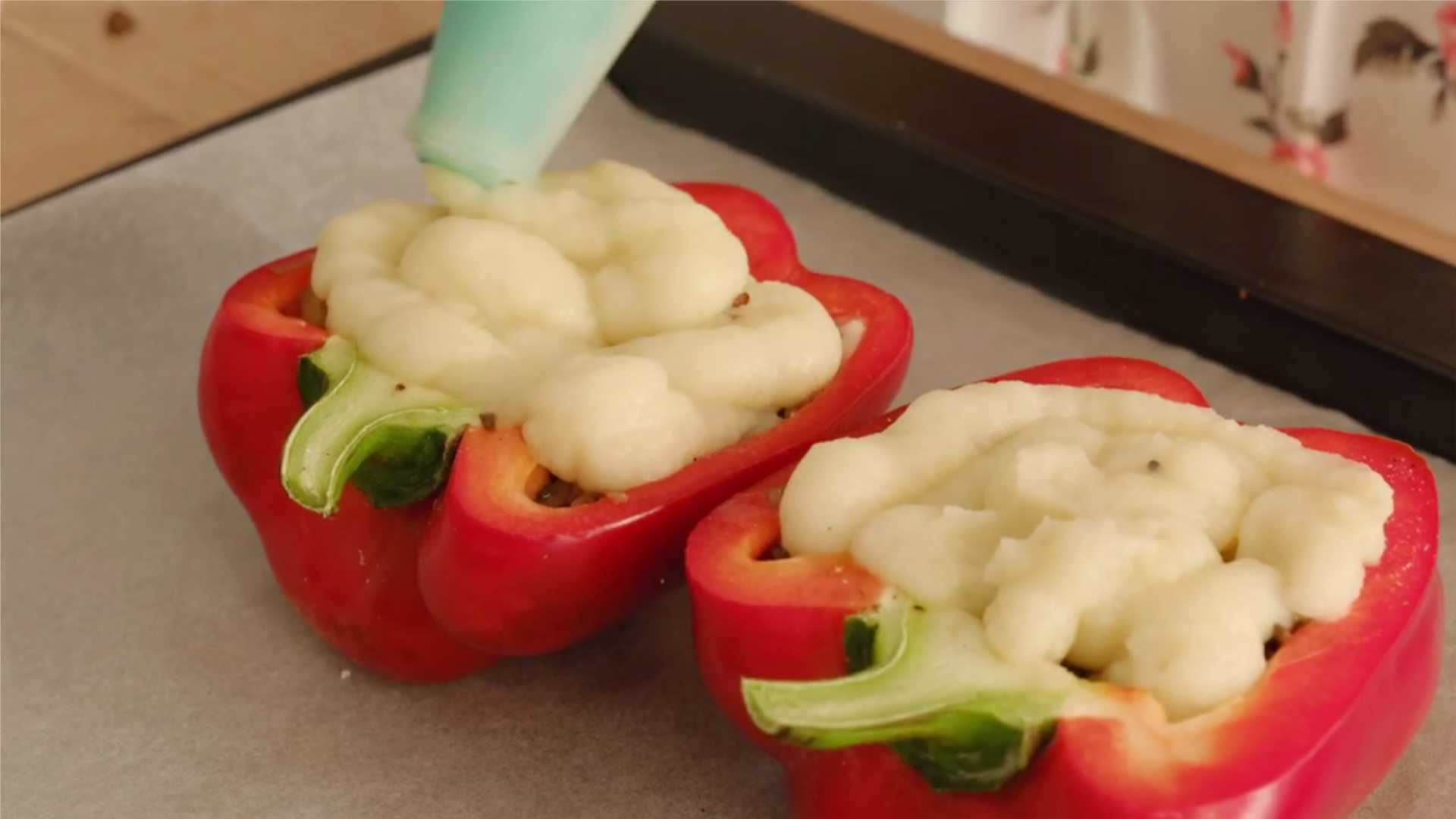 Перцы, фаршированные картофелем и грибами-Шаг 11