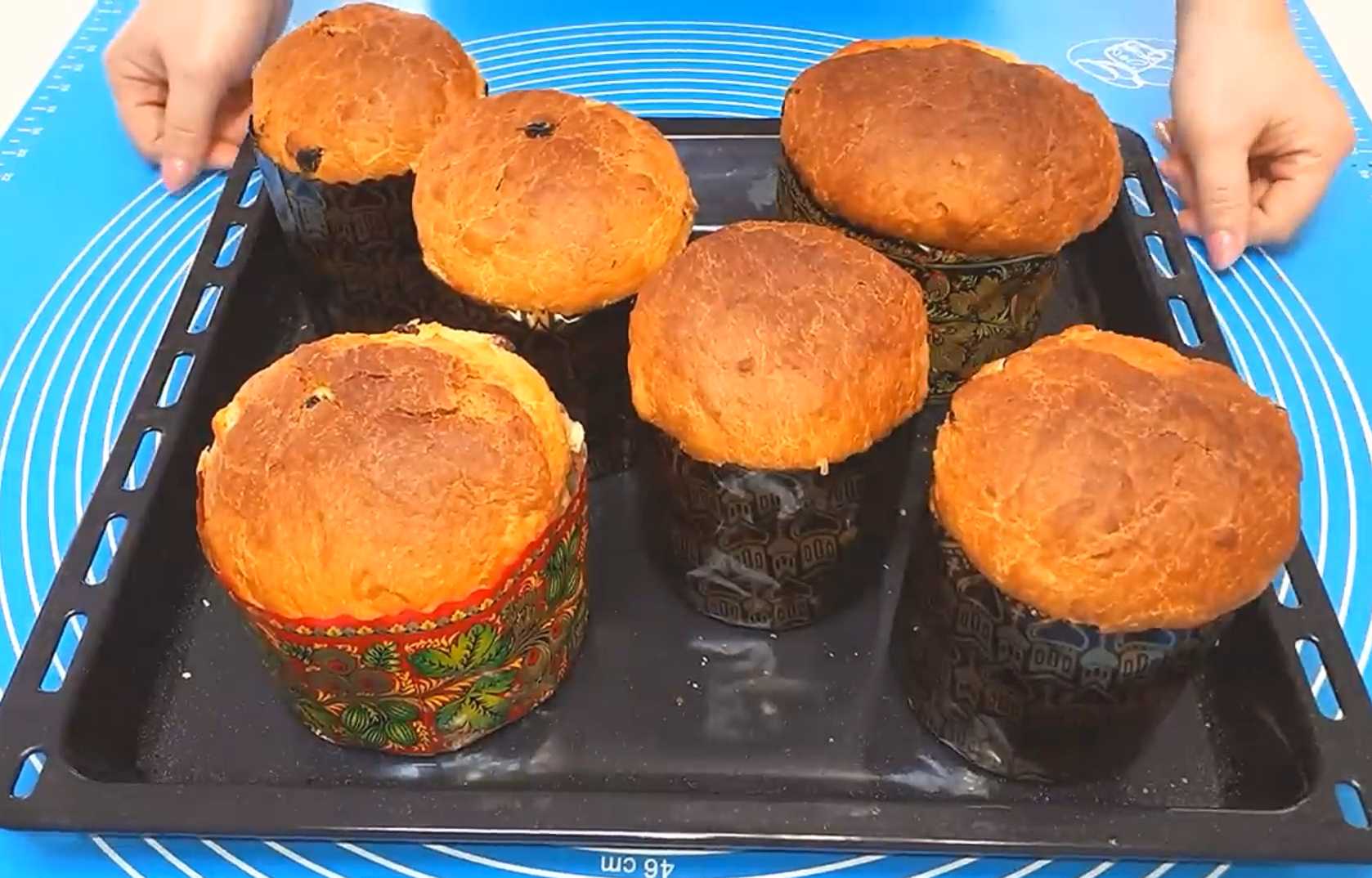 Кулич на дрожжах и кефире-Шаг 13