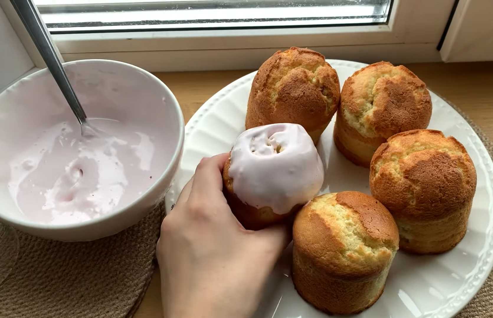 Бисквитный кулич-Шаг 11