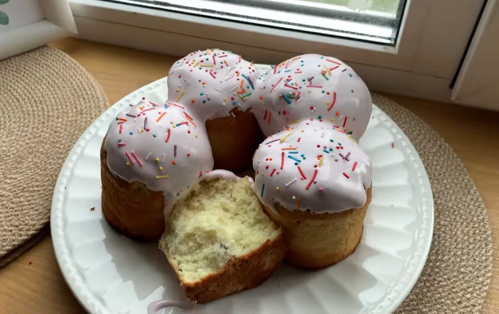 Бисквитный кулич-Шаг 12