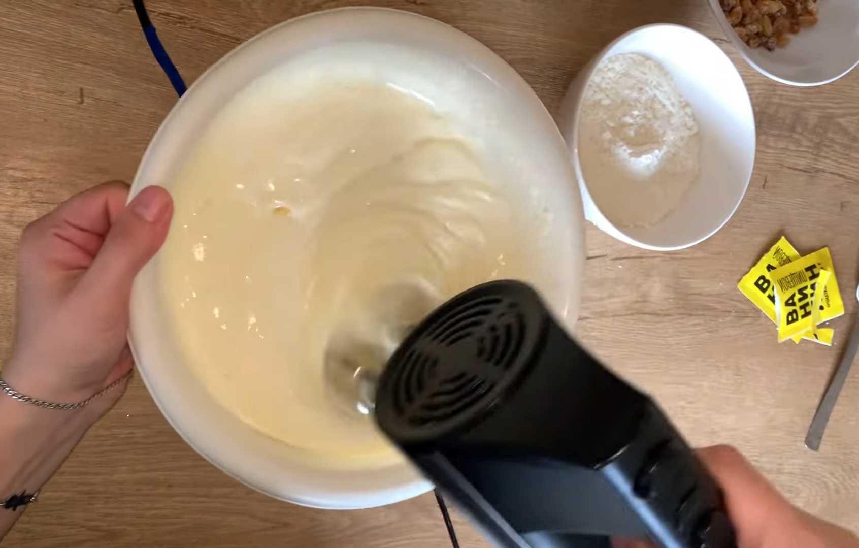 Бисквитный кулич-Шаг 5