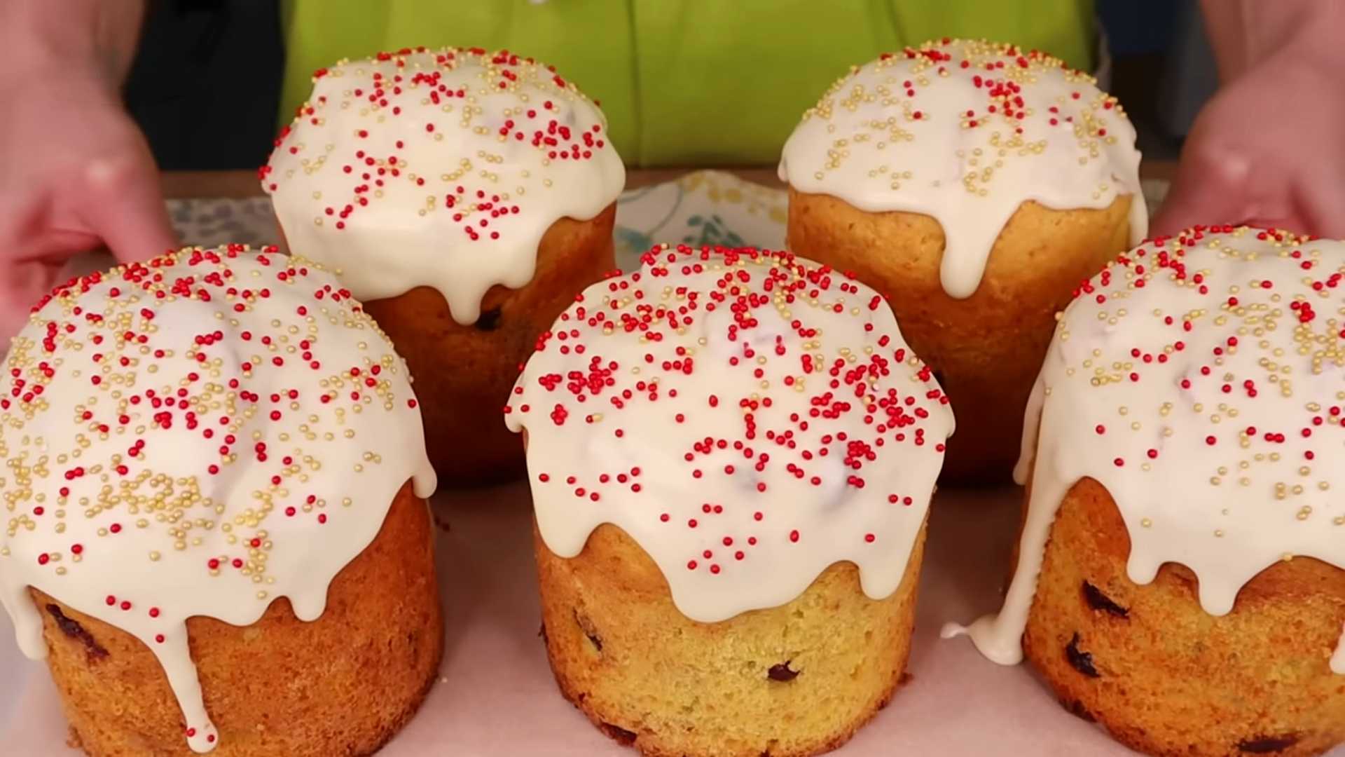 Вкусный кулич без дрожжей с творогом и клюквой-Шаг 11