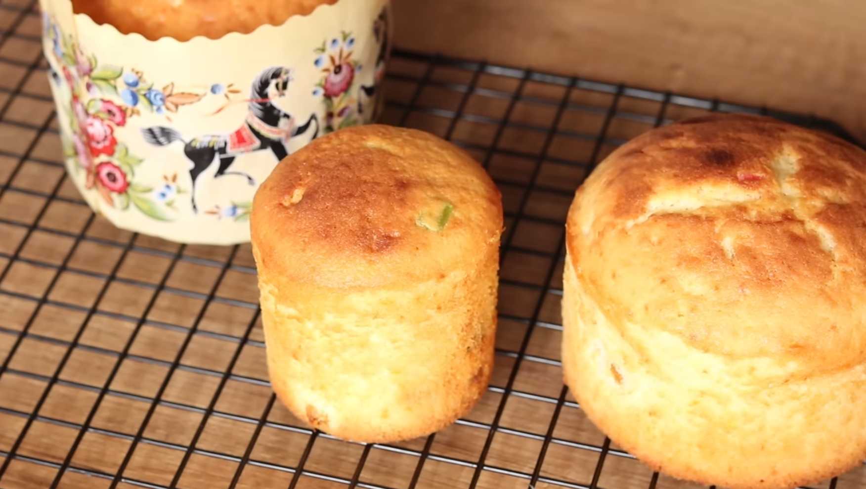 Кулич на кефире без дрожжей-Шаг 9