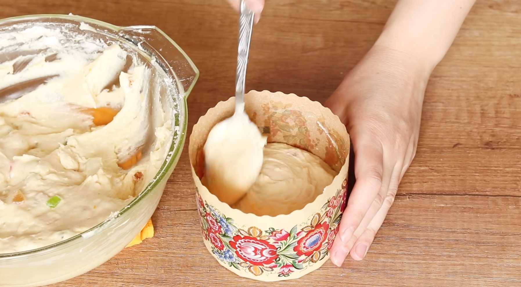 Кулич на кефире без дрожжей-Шаг 7