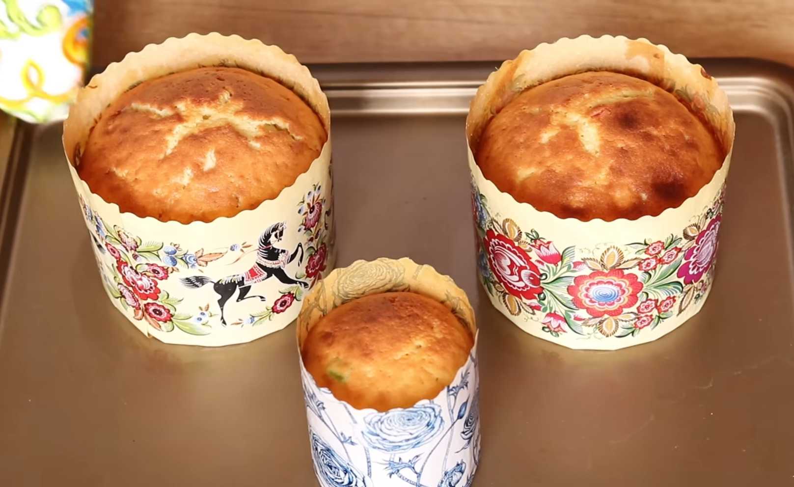 Кулич на кефире без дрожжей-Шаг 8