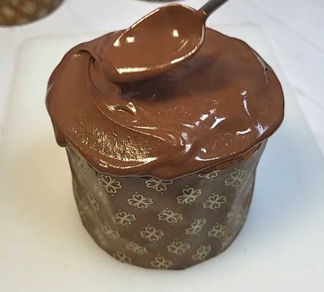 Шоколадная глазурь для кулича-Шаг 7
