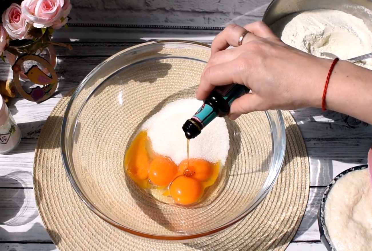 Кулич на сметане с ореховой начинкой-Шаг 3