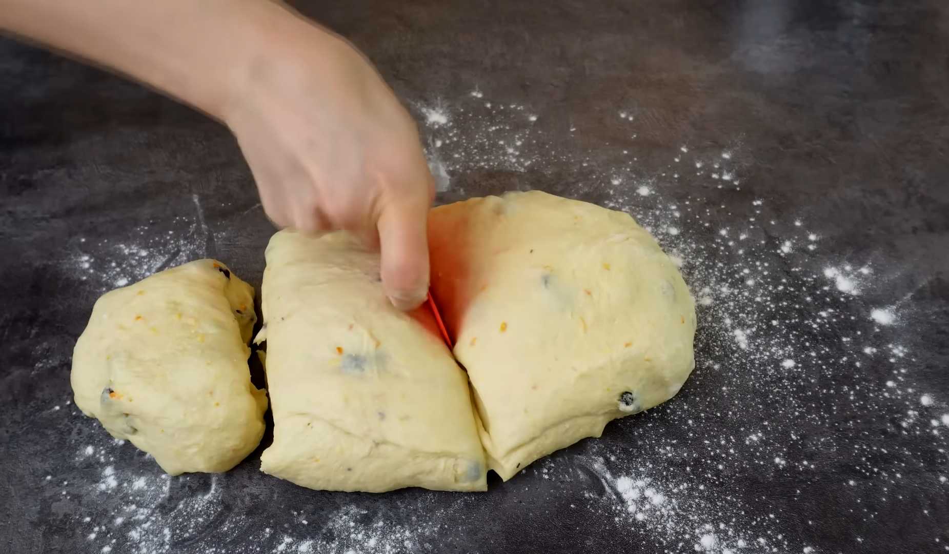 Творожной дрожжевой кулич-Шаг 12