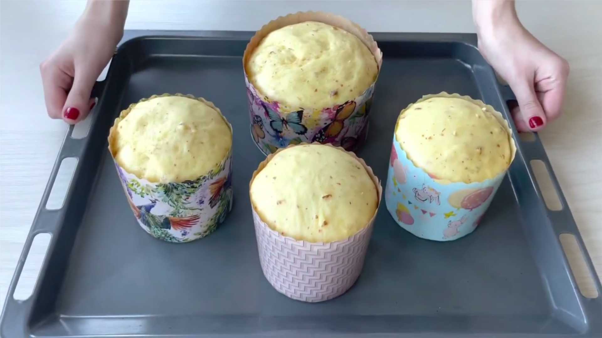 Пасхальный кулич на сливках-Шаг 18