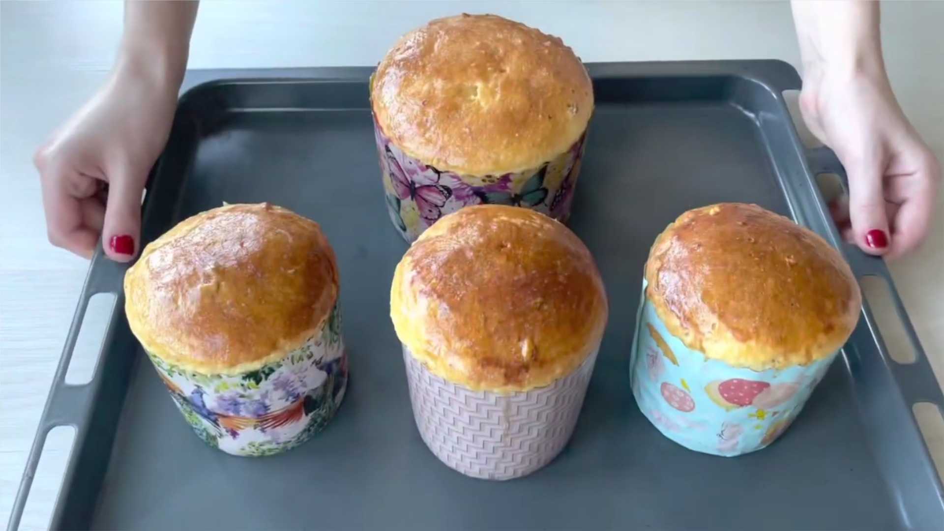 Пасхальный кулич на сливках-Шаг 19