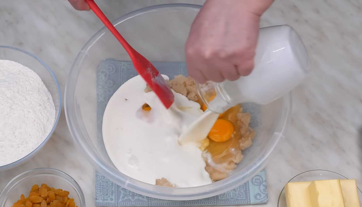 Ночное тесто для куличей-Шаг 2