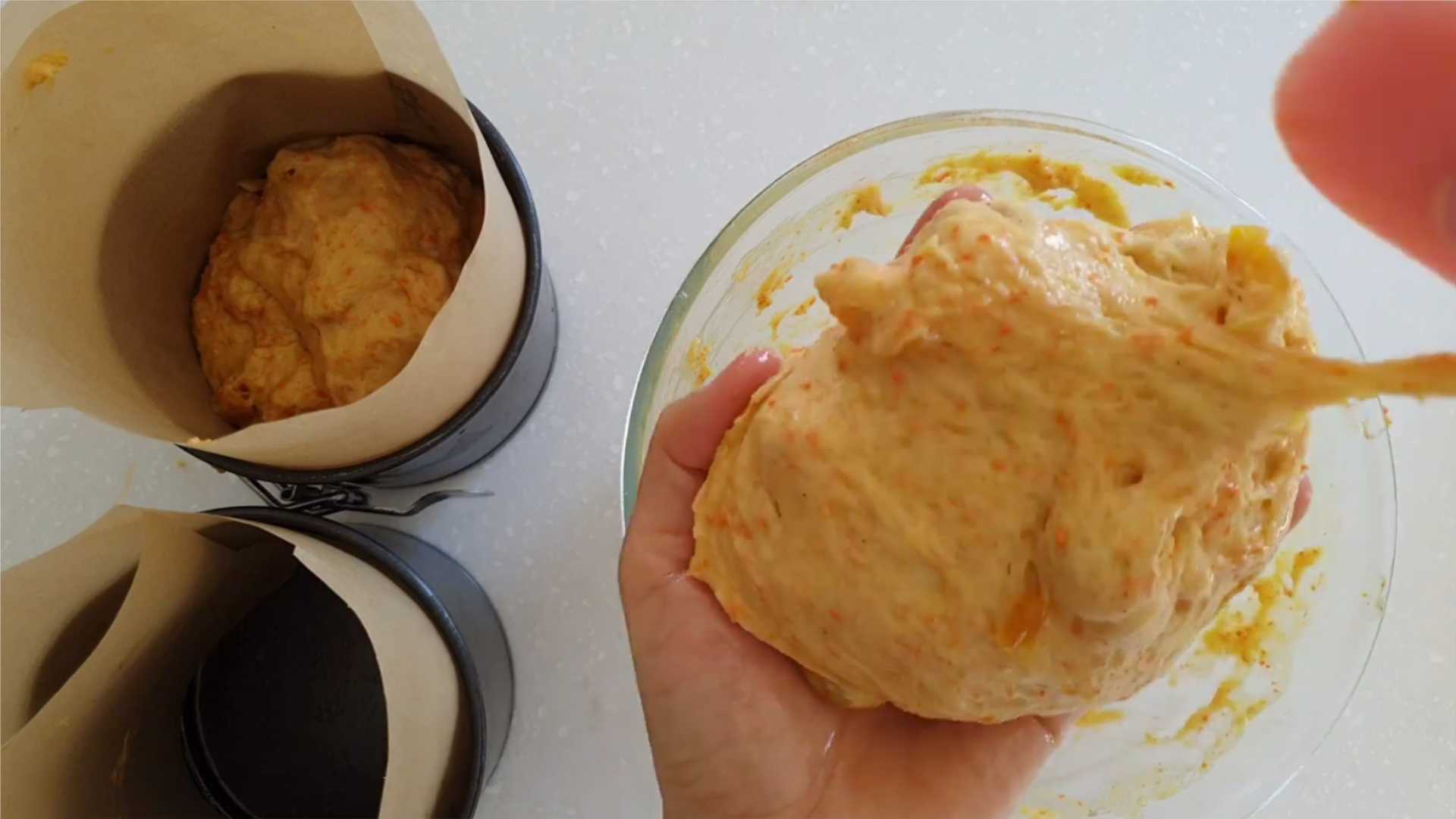 Морковный кулич с апельсиновыми цукатами и итальянской меренгой-Шаг 11