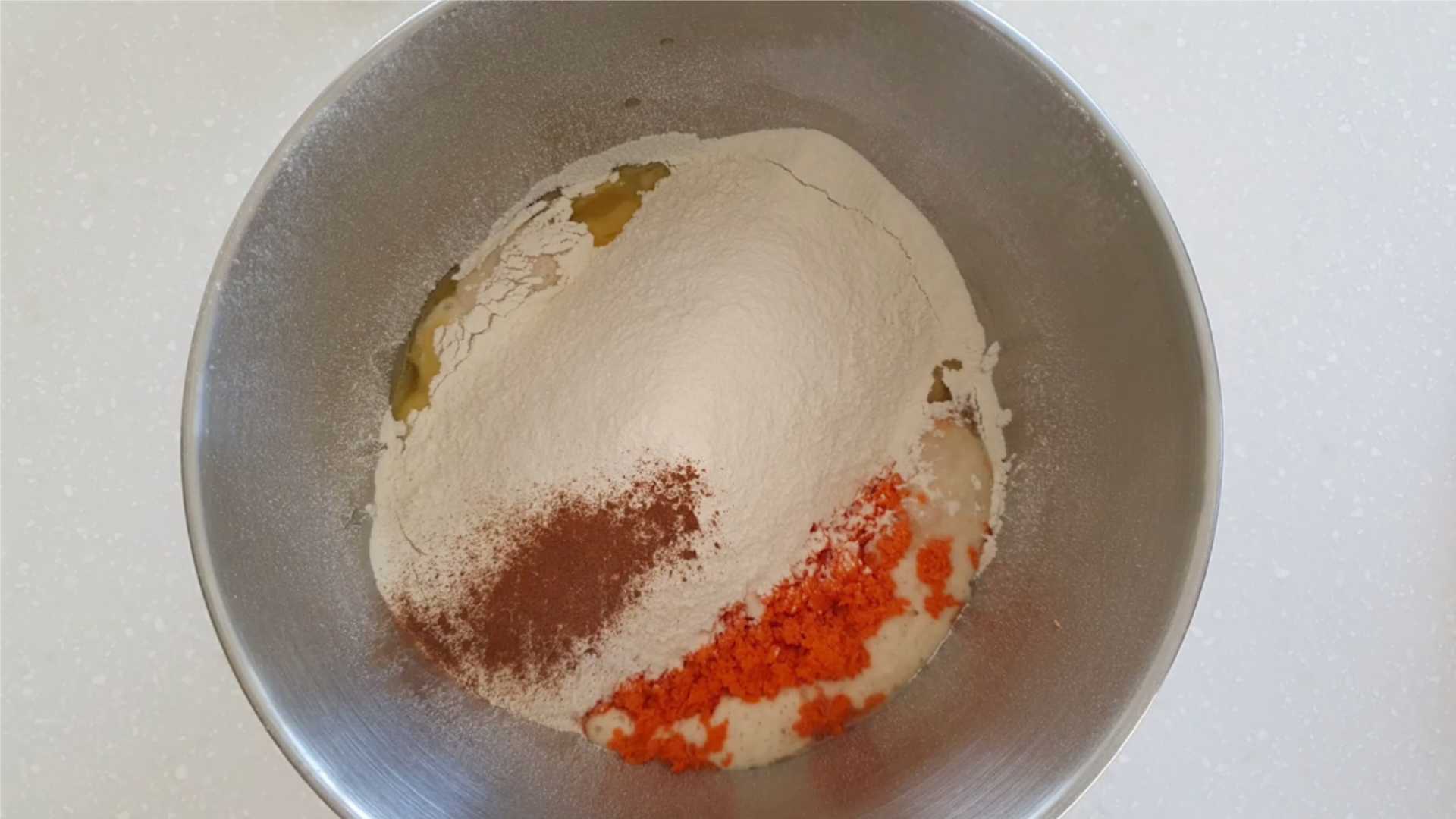 Морковный кулич с апельсиновыми цукатами и итальянской меренгой-Шаг 7