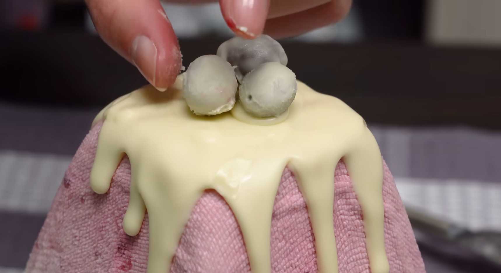 Творожная пасха с ягодным конфи бездрожжевая-Шаг 11