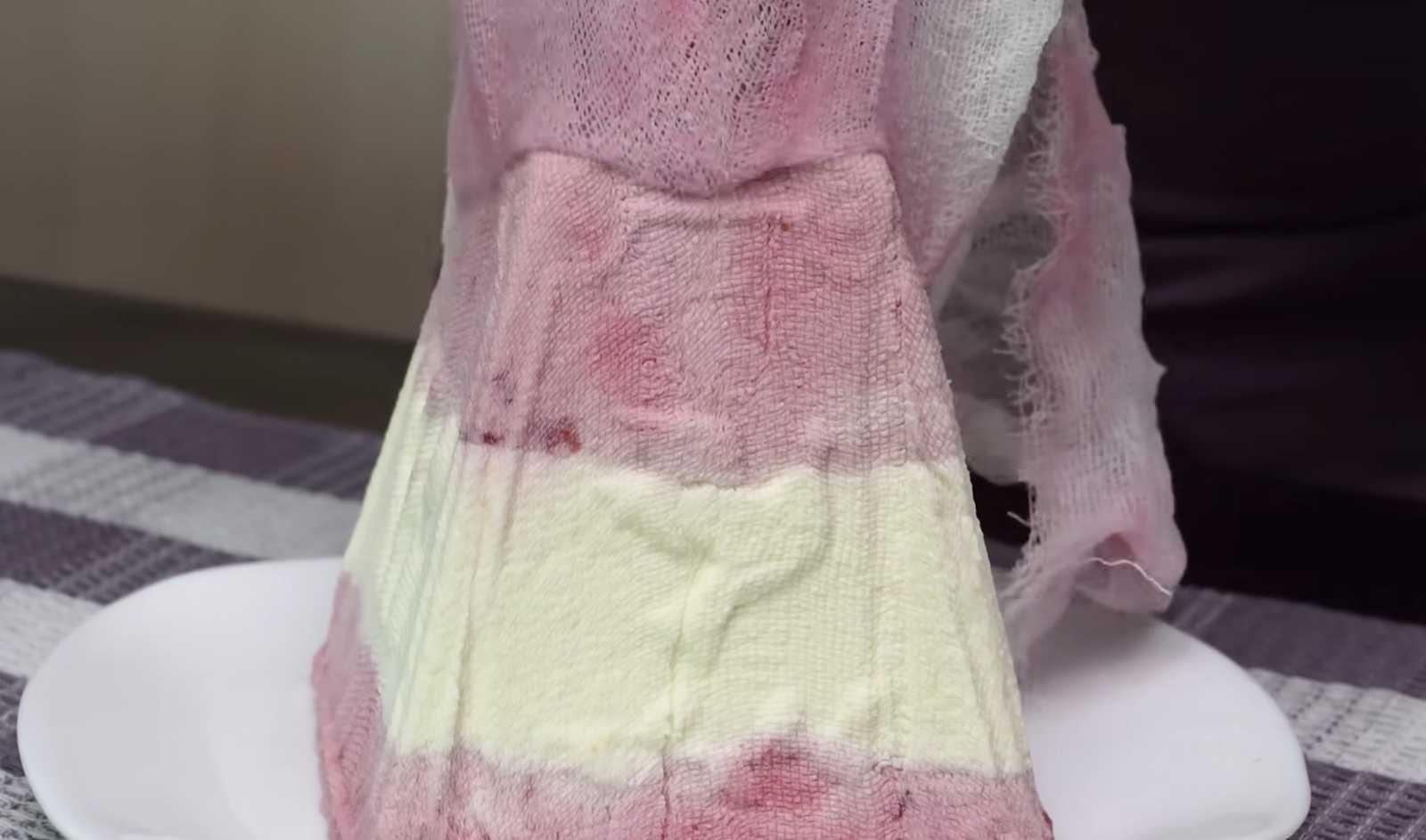 Творожная пасха с ягодным конфи бездрожжевая-Шаг 10