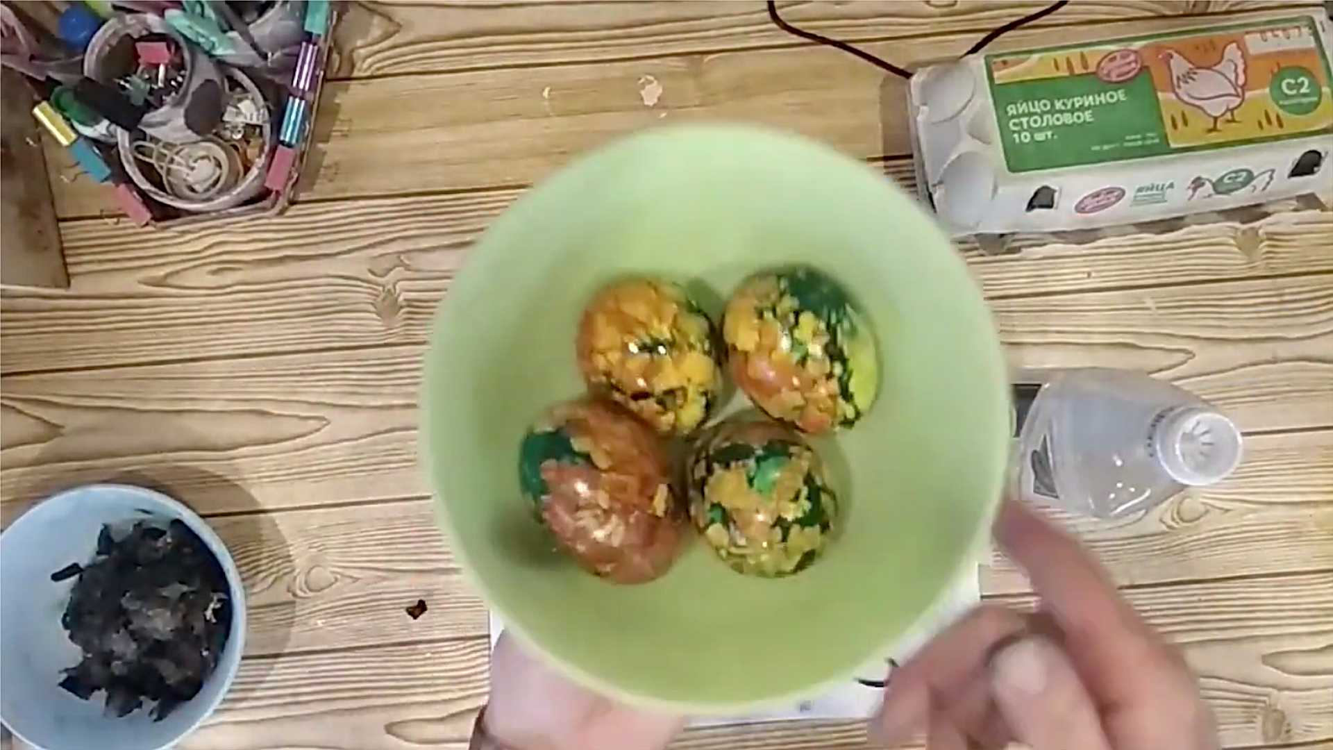 Мраморные яйца на Пасху-Шаг 11