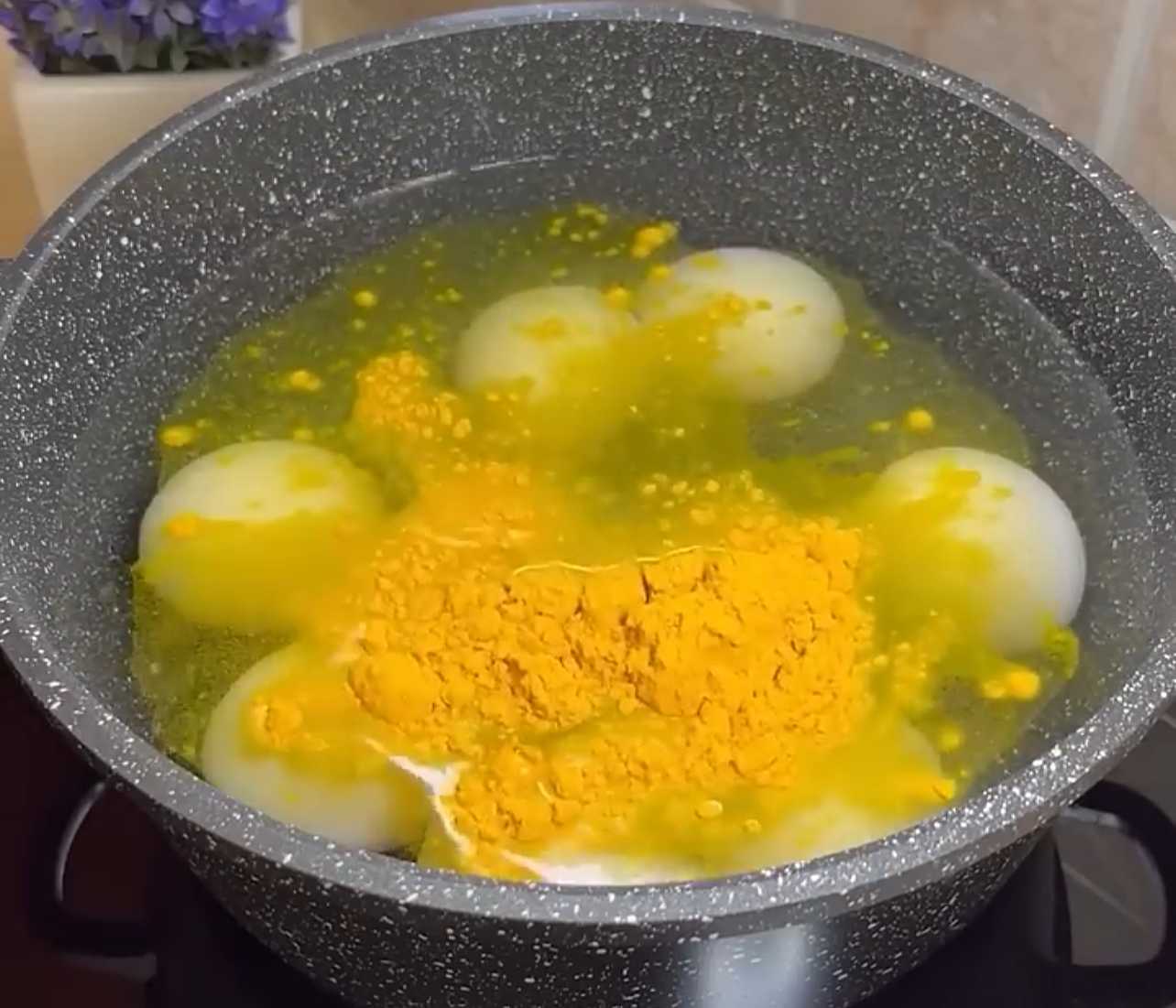 Зеленые яйца на Пасху-Шаг 3