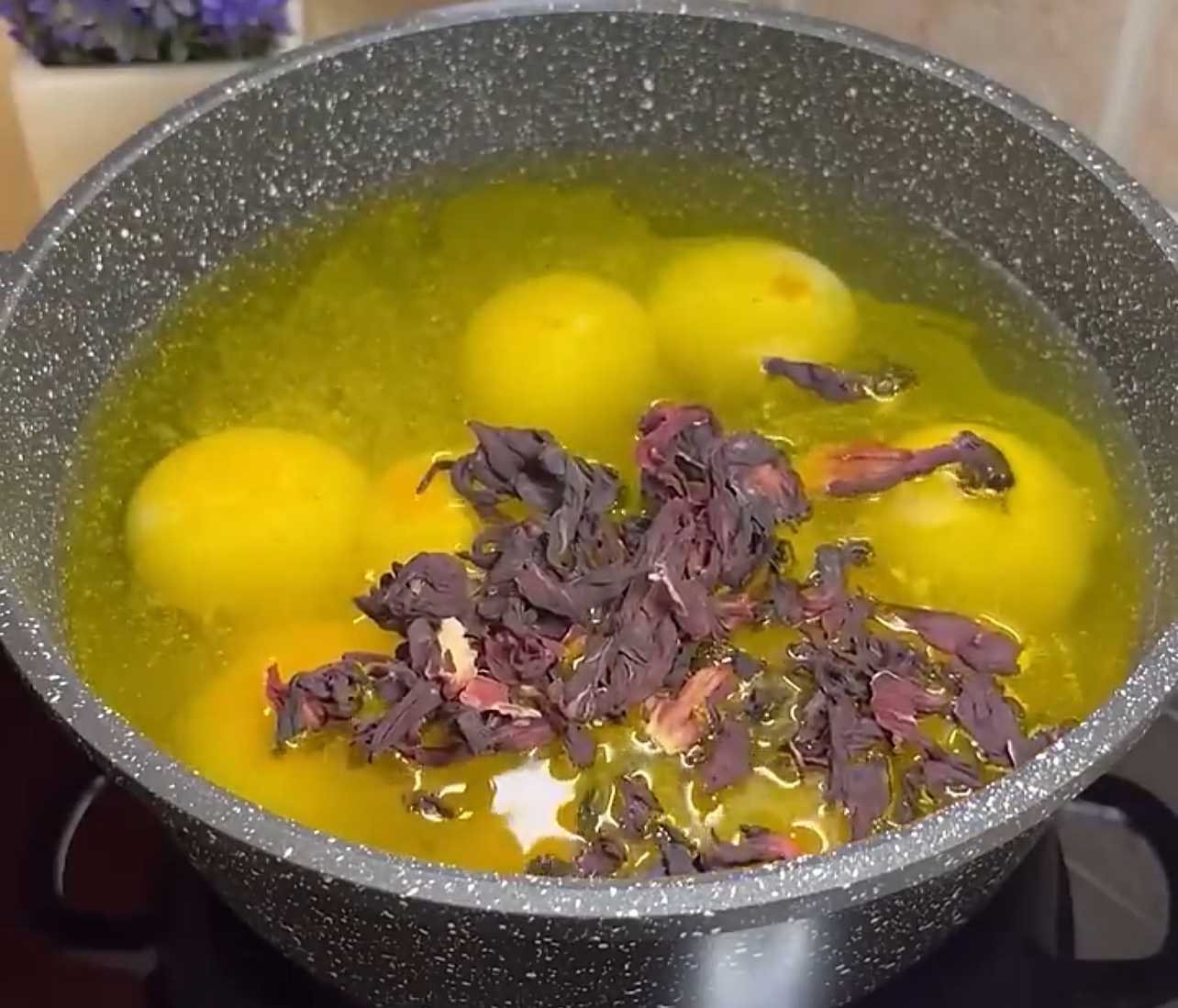 Зеленые яйца на Пасху-Шаг 4