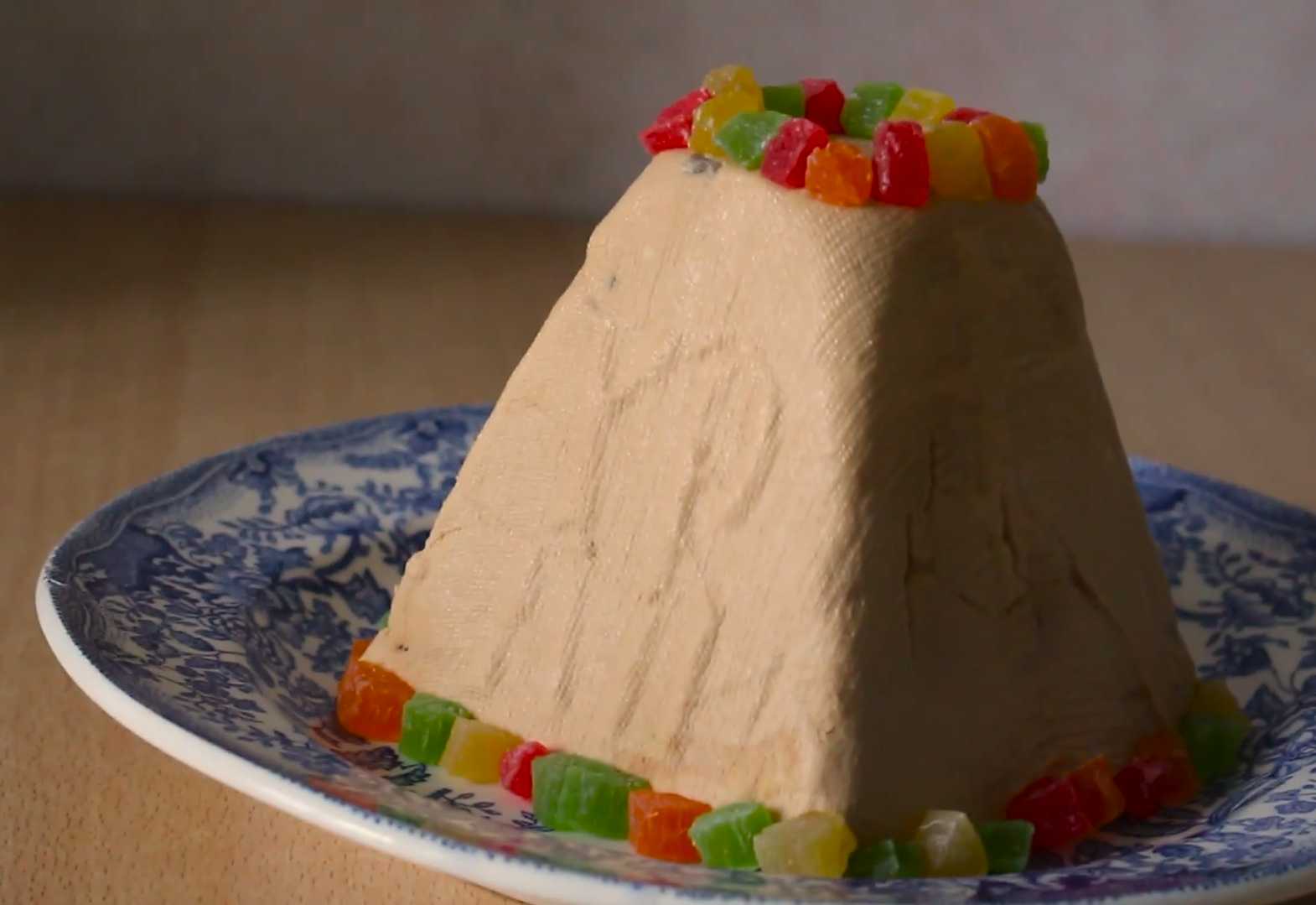 Карамельная творожная пасха-Шаг 9