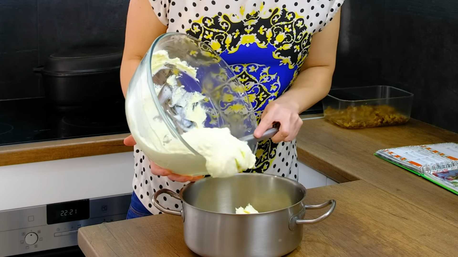 Царская творожная пасха без выпечки с курагой и апельсином-Шаг 4