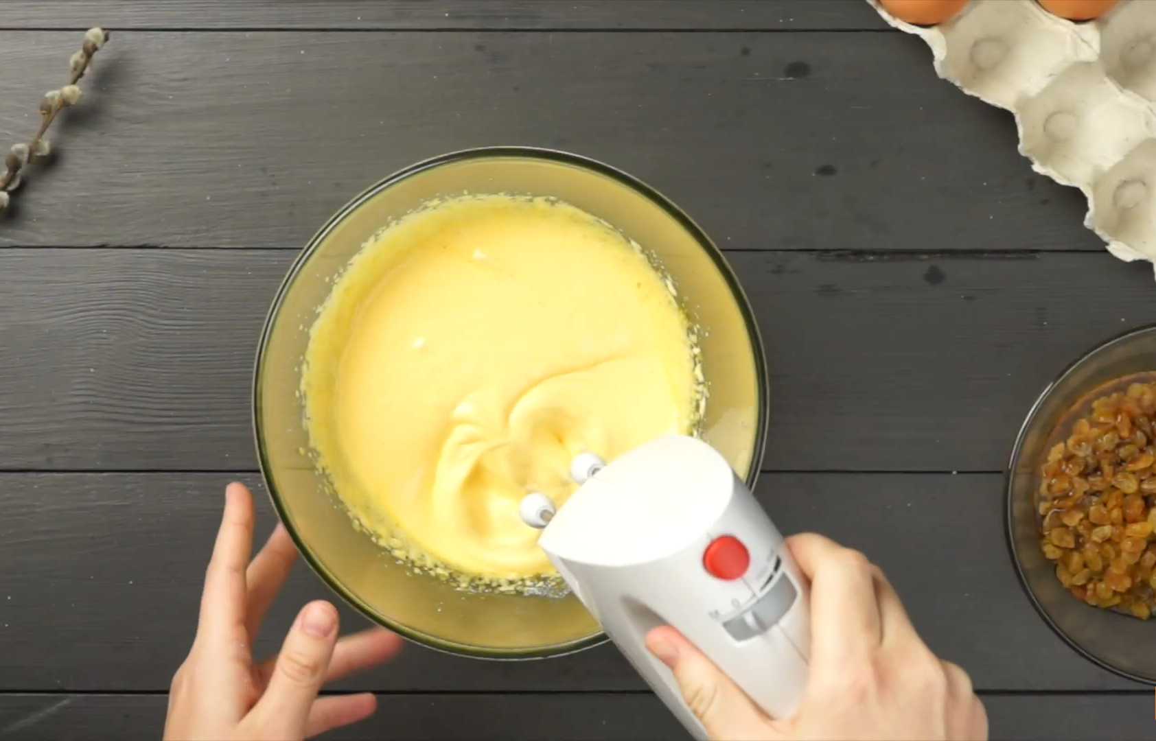 Классический пасхальный кулич с изюмом и коньяком-Шаг 5