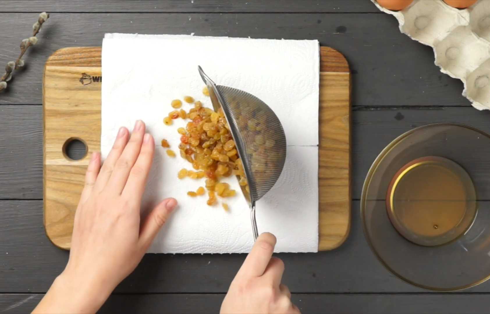 Классический пасхальный кулич с изюмом и коньяком-Шаг 10