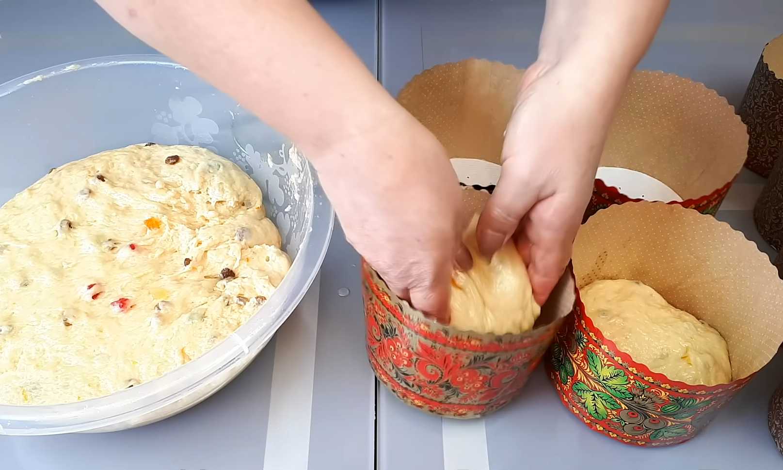 Александрийский кулич на топленом молоке с цукатами-Шаг 12