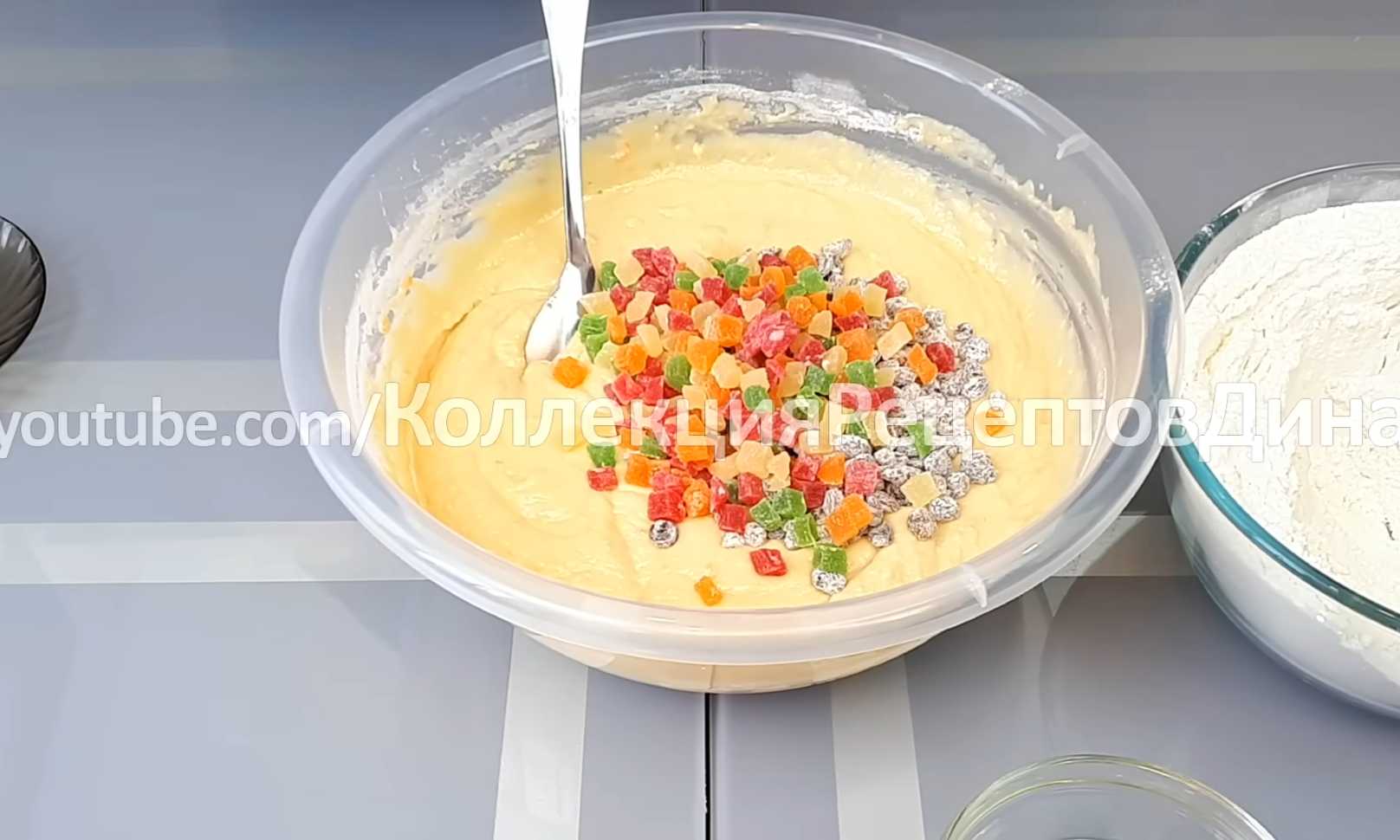 Александрийский кулич на топленом молоке с цукатами-Шаг 8