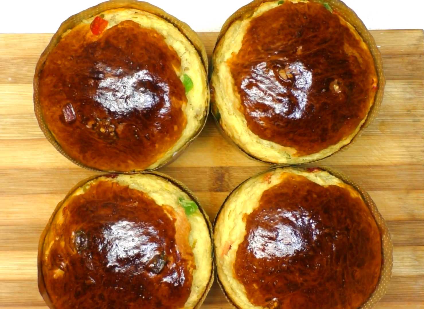 Кулич с цукатами и грецкими орехами-Шаг 13