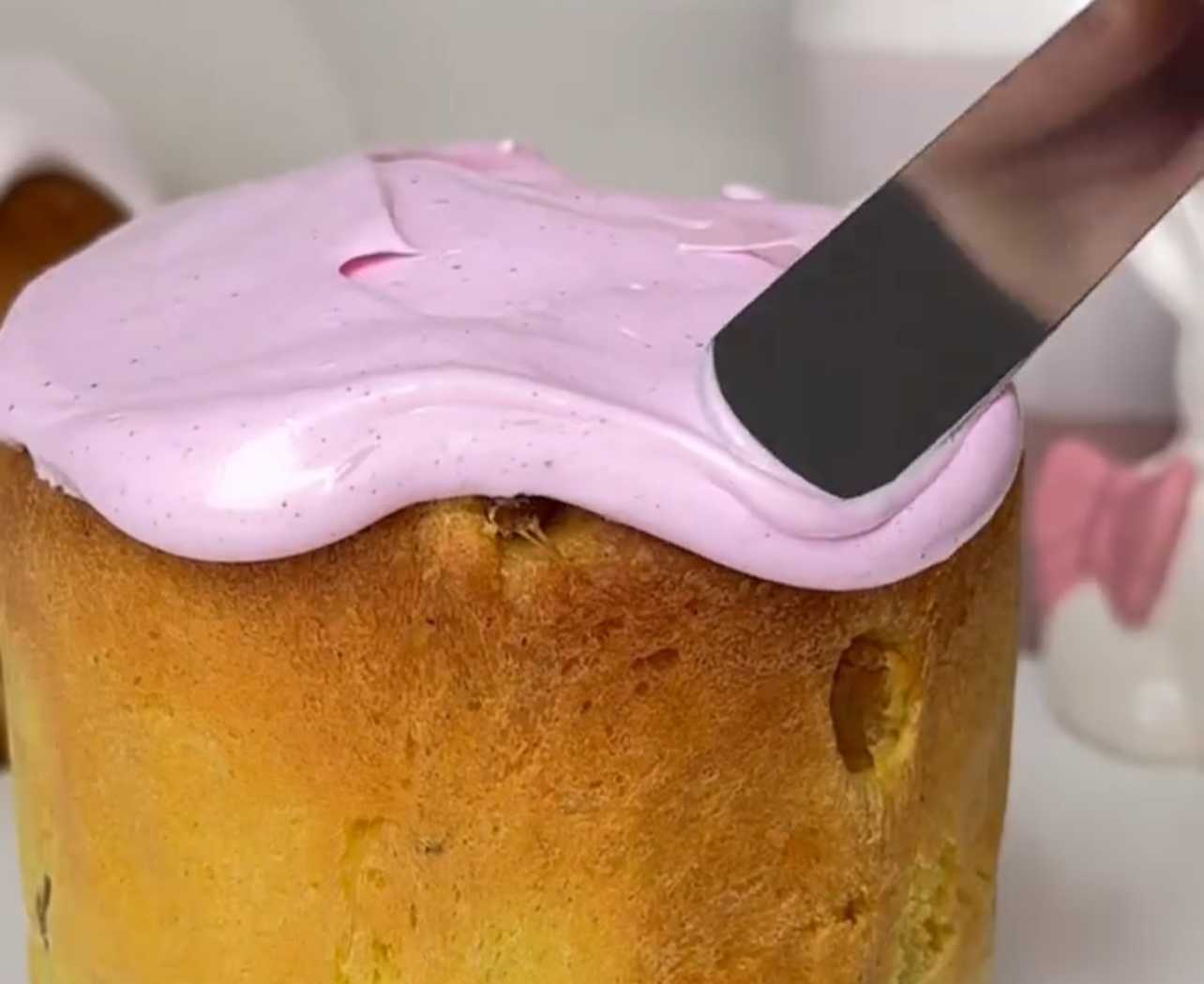 Мягкая маршмеллоу глазурь для куличей-Шаг 7