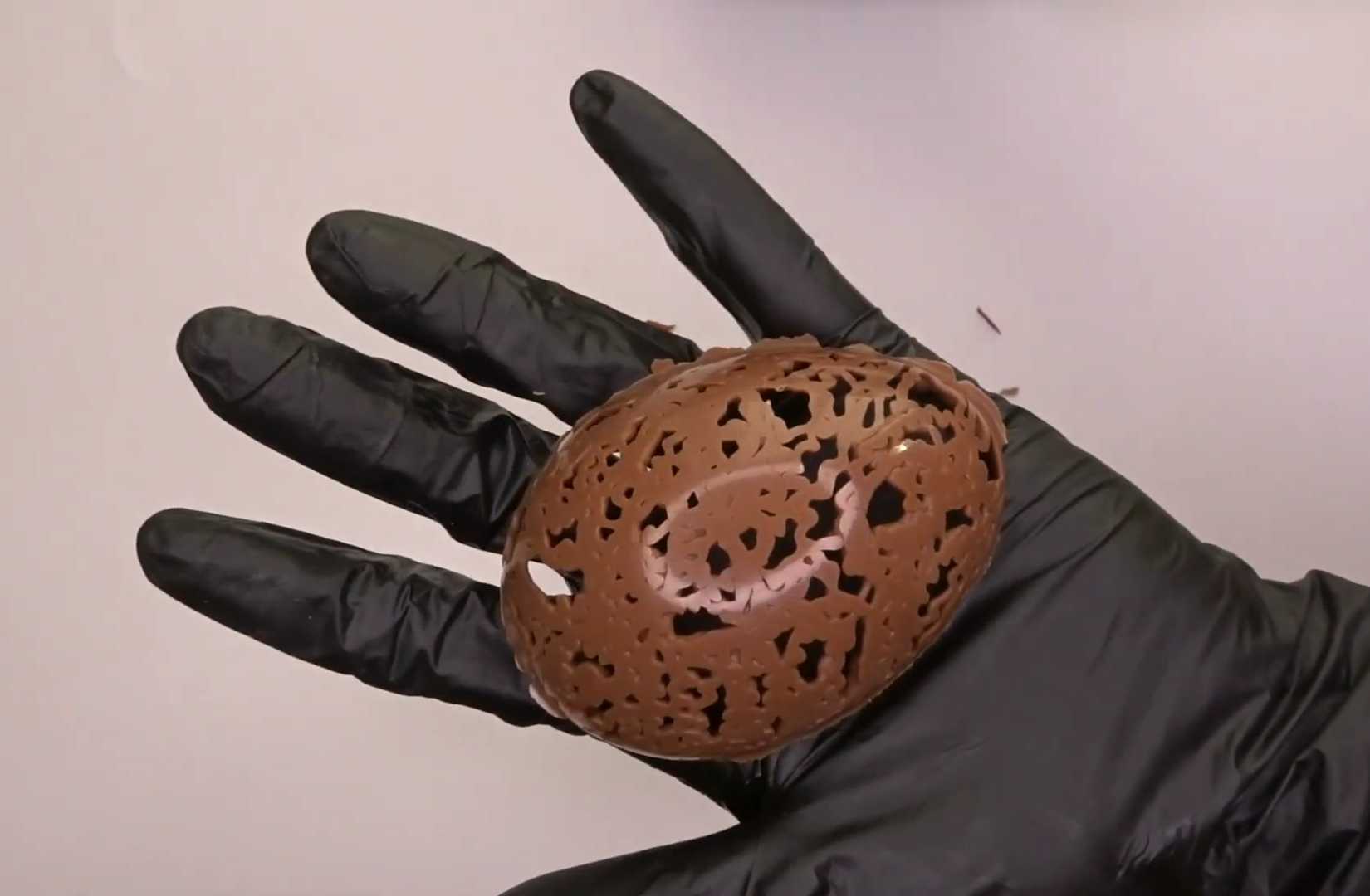 Ажурные шоколадные яйца на пасху-Шаг 8