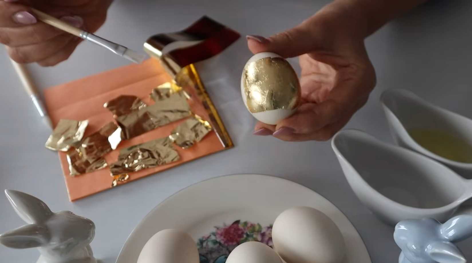 Золотой декор пасхальных яиц-Шаг 6