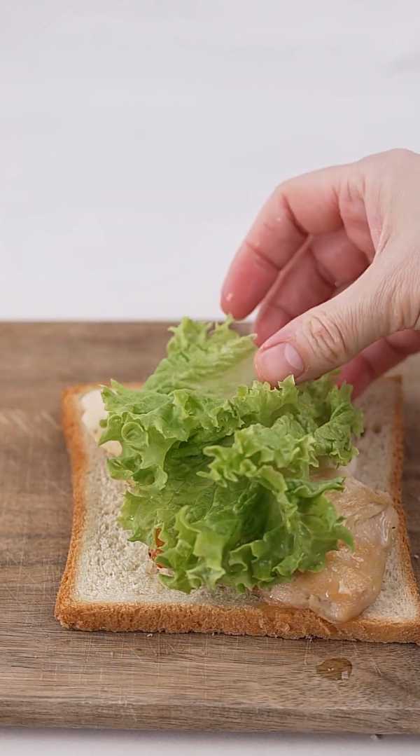 Детский сэндвич с курицей, яйцом и моцареллой-Шаг 5