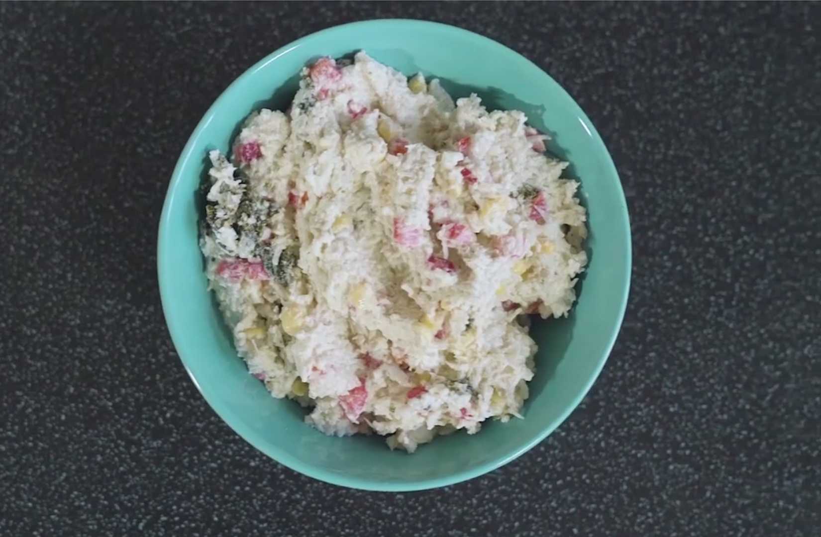 Бескрабовый салат для сыроедов-Шаг 7