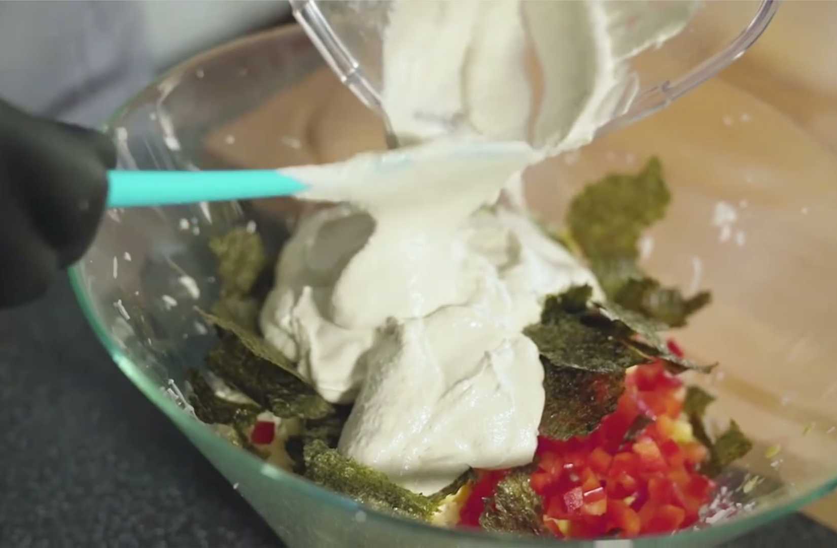 Бескрабовый салат для сыроедов-Шаг 6