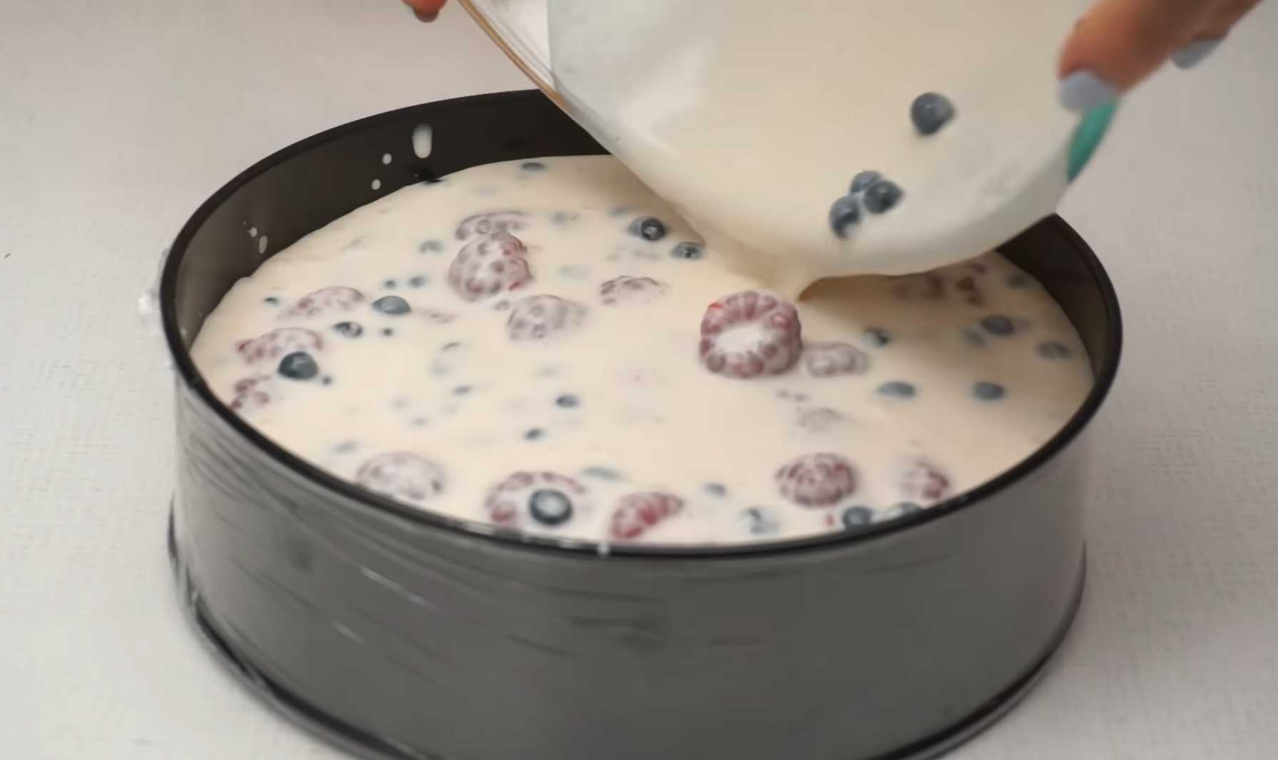 Ягодный торт без выпечки-Шаг 8