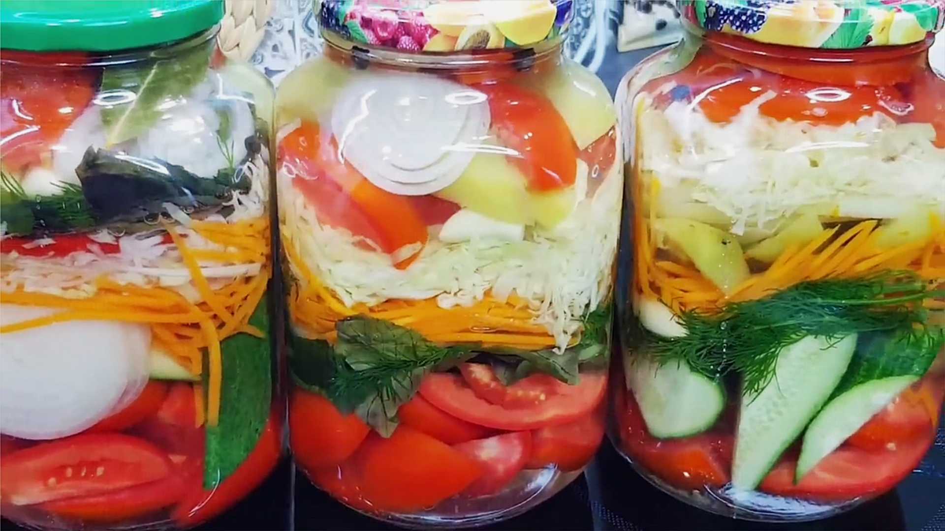 Маринованное салатное ассорти-Шаг 13