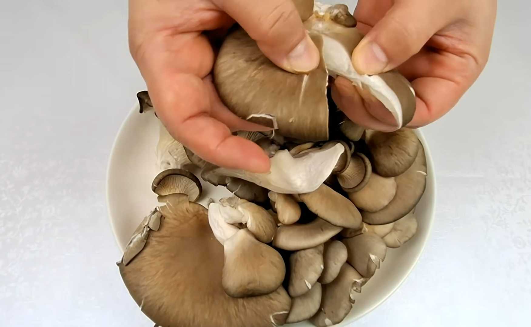 Маринованные вешенки с чесноком и зеленью-Шаг 1